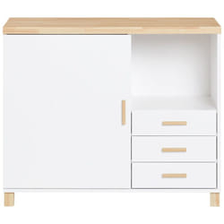 Sobuy - Tavolo da ufficio Armadi archivio Supporto stampante 90x45x75cm ASK07-WN