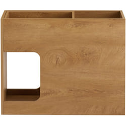 Sobuy - Comodino con cassetto e vassoio Tavolino divano Tavolino stretto da soggiorno Naturale 25x70x55 cm cm FBT158-N