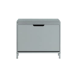Scarpiera con 1 ribalte Scarpiera con 2 ripiani Scarpiera Portascarpe salvaspazio Regolabili Grigio L60xP24xA52 cm FSR151-K-HG - Sobuy