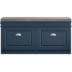 Scarpiera salvaspazio Slim, portascarpe salvaspazio Regolabili Blu L104P24A52 cm FSR64-W - Sobuy