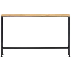 Tavolo da Consolle Vintage Tavolo da Ingresso Tavolo per Divano salvaspazio L120P20A80 cm Naturale FSB19-L-E - Sobuy
