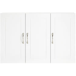 Sobuy - Armadietto pensile da bagno Mobile da parete per il cucina 3 ante 90x30x60cm Bianco FRG231-L-W