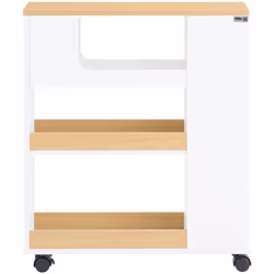 "Questo prodotto è principalmente bianco, con tocchi di legno, che gli conferiscono una texture unica. Potrebbe essere posizi ...