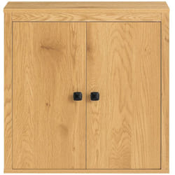 Sobuy - Armadietto da Parete Mobiletto da Bagno Sospeso con 2 Ante e 2 Ripiani Colore Legno 60x30x60 cm BZR168-SN