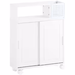 Nella vita di tutti i giorni usi molti articoli igienici e cosmetici nel tuo bagno. Questo mobiletto è perfetto per mantenere ...