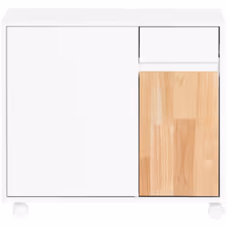 "Tavolino su Ruote Elegante e Funzionale Questo tavolino dal design semplice e moderno è perfetto per ogni zona giorno, aggiu ...