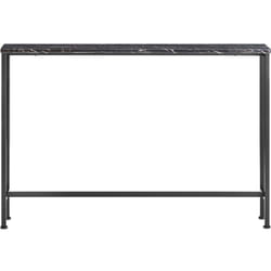 Tavolo da Consolle Vintage Tavolo da Ingresso Tavolo per Divano salvaspazio L120P20A80 cm Nero FSB19-XL-SCH - Sobuy