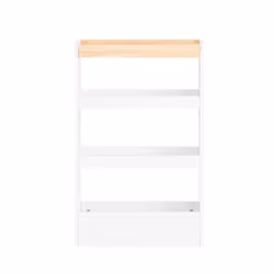 "Questo scaffale salvaspazio su ruote è la soluzione perfetta per organizzare piccoli spazi in cucina, bagno o soggiorno. Gra ...