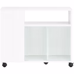 Elegante tavolino su ruote: un tavolino semplice e moderno che attira l'attenzione in ogni ambiente. Sia come ripiano per lap ...