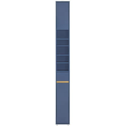 Sobuy - Colonna bagno salvaspazio Blu 20x20x180cm BZR34-B