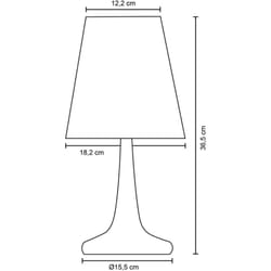 Paco Home - Lampada a da tavolo E14, per camera dei bambini e soggiorno, moderna Senza illuminante, Arancia
