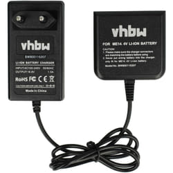 Vhbw - caricabatterie compatibile con Metabo bs 14.4, bs 14.4 6.02105.50, bs 14.4 6.02105.51, bs 14.4 lt Compact batterie Li-Ion di attrezzi (14,4V)