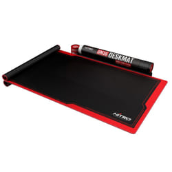 Nitro Concepts DM16 Tappetino per mouse per gioco da computer Nero, Rosso