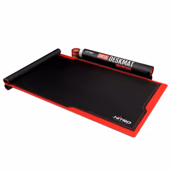 Nitro Concepts DM16 Tappetino per mouse per gioco da computer Nero, Rosso - Vista aggiuntiva 8
