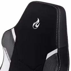 Nitro Concepts X1000 Sedia da gaming per PC Sedia tappezzata Nero, Bianco - Vista aggiuntiva 4