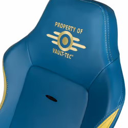 noblechairs NBL-HRO-PU-FVT sedia per videogioco Sedia da gaming per PC Seduta imbottita Blu, Giallo - Vista aggiuntiva 7