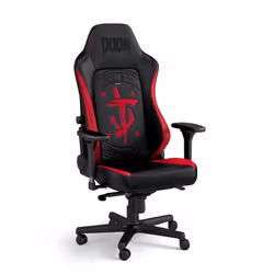 noblechairs NBL-HRO-PU-DET sedia per videogioco Sedia da gaming per PC Seduta imbottita Nero, Rosso - Vista aggiuntiva 5