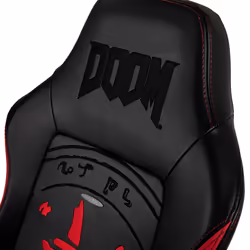 noblechairs NBL-HRO-PU-DET sedia per videogioco Sedia da gaming per PC Seduta imbottita Nero, Rosso - Vista aggiuntiva 7