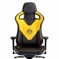 noblechairs EPIC BVB Sedia da gaming per PC Seduta imbottita Nero, Giallo