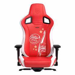 noblechairs EPIC Sedia da gaming per PC Seduta imbottita Rosso, Bianco - Vista aggiuntiva 2