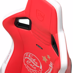 noblechairs EPIC Sedia da gaming per PC Seduta imbottita Rosso, Bianco - Vista aggiuntiva 6