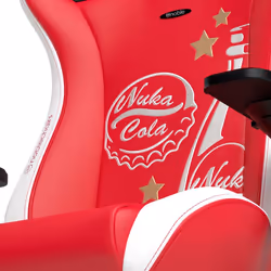 noblechairs EPIC Sedia da gaming per PC Seduta imbottita Rosso, Bianco - Vista aggiuntiva 8