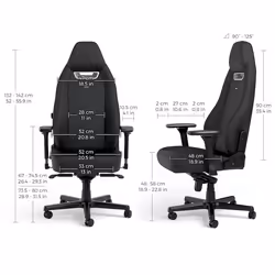 noblechairs LEGEND Poltrona per gaming Seduta imbottita Nero - Vista aggiuntiva 5