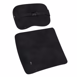noblechairs Brotherhood of Steel Cuscino per il collo/cuscino lombare Nero 2 pz