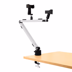 Streamplify Mount Arm Supporto passivo Macchina fotografica, Microfono, Telefono cellulare/smartphone, Ring lamp Nero, Bianco - Vista aggiuntiva 8