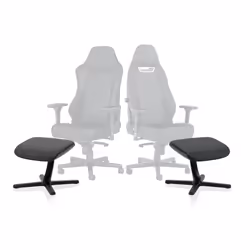 noblechairs NBL-FR-TX-ATC poggiapiede da scrivania Alluminio/antracite - Vista aggiuntiva 5