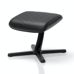 noblechairs NBL-FR-PU-BLK poggiapiede da scrivania Nero