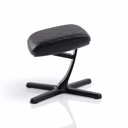 noblechairs NBL-FR-PU-BLK poggiapiede da scrivania Nero