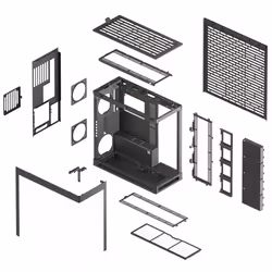 HAVN HS 420 Midi Tower Nero - Vista aggiuntiva 7