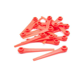 Vhbw - 20x Lama di ricambio compatibile con Gardena AccuCut 400Li 8840, 400Li 8840-20 tagliabordi - rosso, in plastica