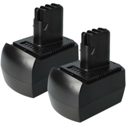 Vhbw - 2x NiMH batteria 1500mAh (12V) compatibile con strumenti attrezzi utensili da lavoro sostituisce Metabo 6.25473
