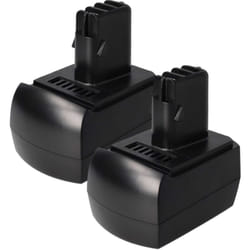 Vhbw - 2x batteria compatibile con Metabo SBT9.6, ula 9.6 utensile elettrico (1500 mAh, NiMH, 9,6 v)