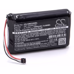 vhbw - the clever way - Batteria ricaricabile di ricambio, compatibile e di alta qualità, ad alta capacità, per dispositivo d ...