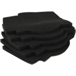 5x filtro dell'aria sostituisce Lunos 2/FSI-R per ventola, dispositivo di ventilazione - nero - Vhbw