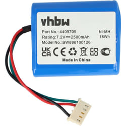 Vhbw - 1x batteria compatibile con iRobot Braava 300, 380, 390, 2000, 380T, 390T, 381 home cleaner (2500mAh, 7,2V, NiMH)