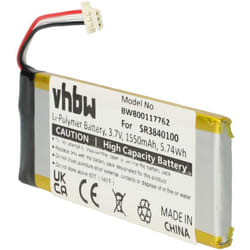 Vhbw - batteria compatibile con Becker active 6 lmu plus, active.6 ce lmu, active.6 lmu navigatore gps (1550mAh, 3,7V, Li-Poly)
