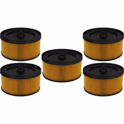 vhbw - the clever way Set di 5x filtro cartucce per aspirapolvere, aspiratore umido/secco e aspiratore industriale - Facile e ...