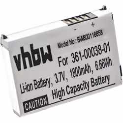 vhbw - the clever way - Batteria ricaricabile di ricambio, compatibile e di alta qualità, ad alta capacità, per dispositivo d ...