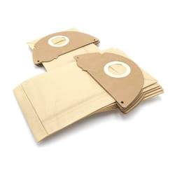 10x sacchetti compatibile con Hoover Org. Gr. h 33, Org. Gr. h 34, s 4125 Dry 15, s 5125 Aqua 15, s 5135 aspirapolvere - in carta, marrone - Vhbw