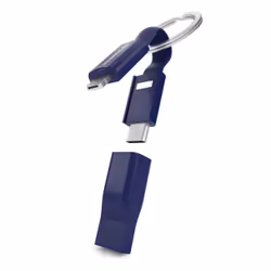 Vonmählen High Five, USB A, USB C/Micro-USB B/Lightning, Maschio, Maschio, Blu, Dritto