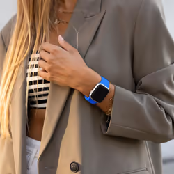 Vonmählen Classic Band 2 Sky Captain Cinghia Blu Silicone - Vista aggiuntiva 3