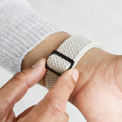 Vonmählen AWS00198 accessorio indossabile intelligente Band Nero, Crema Nylon - Vista aggiuntiva 5