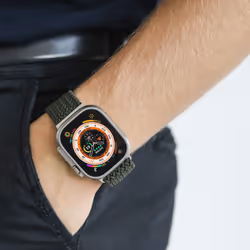 Vonmählen Woven Loop Cinghia Oliva Nylon - Vista aggiuntiva 3