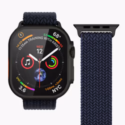 Vonmählen AWS00194 accessorio indossabile intelligente Band Nero, Blu marino Nylon - Vista aggiuntiva 2