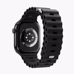 Vonmählen Wave Band 2 Cinghia Nero Silicone - Vista aggiuntiva 4