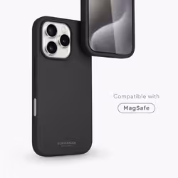 Vonmählen Soft Silicone Case custodia per cellulare 16 cm (6.3") Cover Nero - Vista aggiuntiva 2